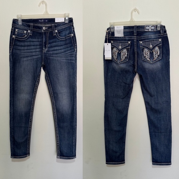 Miss Me Denim - Miss Me Jeans Angelic Haven Skinny Mid-Rise  Style M5082S107 Size 30